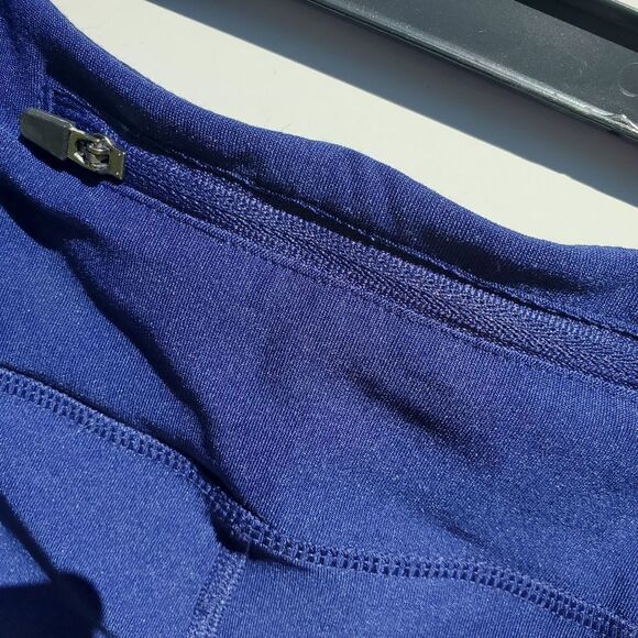 XL GOTTEX BLUE TROPICAL MESH LEGGINGS YOGA PANTS EXTRA LARGE - Picture 4 of 13